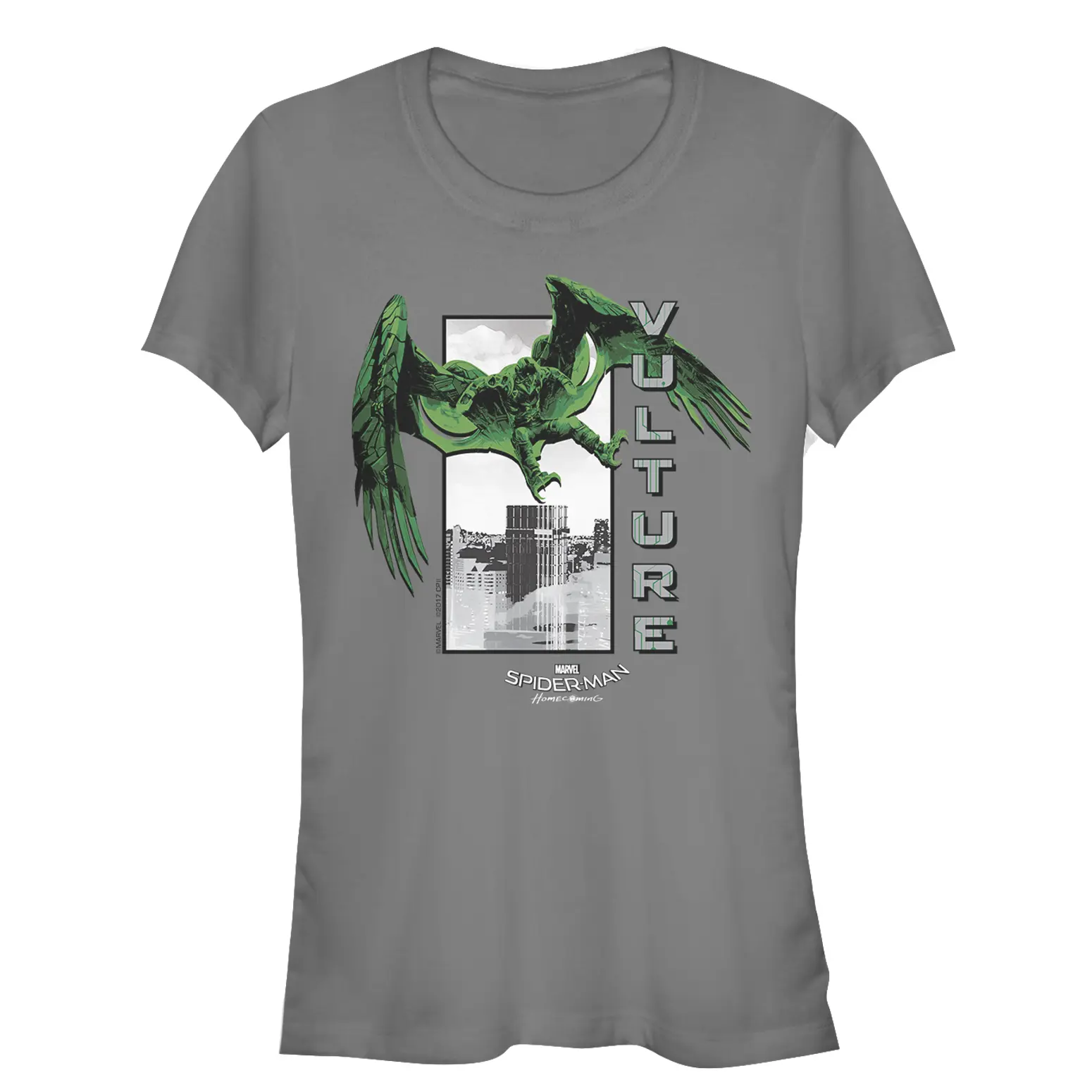 Juniors Womens Marvel Spider-Man: Homecoming Vulture T-Shirt