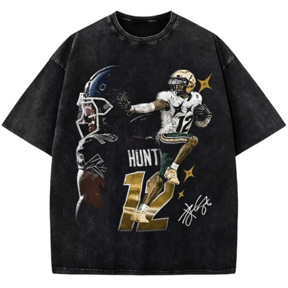 Travis Hunter Graphic Tee Bih You Thought Custom Graphic Football T-Shirt