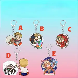 Linked Acrylic Keychain, Project Hail Mary Rocky & Grace