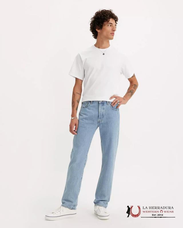 LEVI'S MENS 501 ORIGINAL STRAIGHT LEG JEAN- DENIM 005010134
