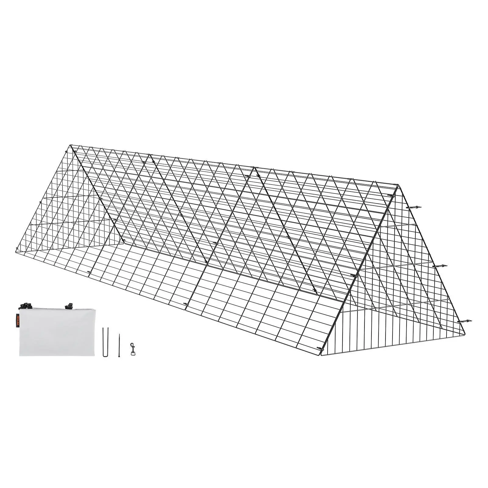 【SummerFinds】VEVOR Chicken Tunnels, 118.1 x 28 x 24.2 inch (LxWxH) Chicken Tunnels for Yard, Portable Chicken Tunnels for Outside Easy Installation, Chicken Coop Run, Suitable for Chickens, Ducks, Rabbits