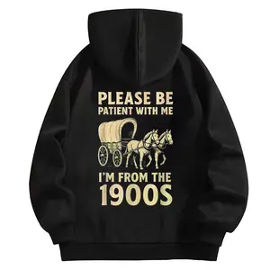 100 cotton vintage 1900s retro dad hoodie sweatshirt funny century themed gift for father day golf for men and women