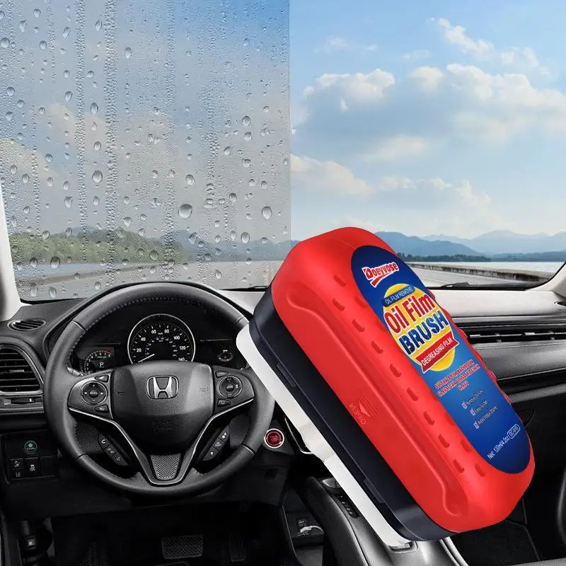 Car Windshield Oil Film Cleaning Brush, Car Windshield Cleaning Brush, Window Cleaning Tool, Car Wash Accessories, Car Cleaning Supplies, Car Detailing Accessories, Auto Detailing Supplies