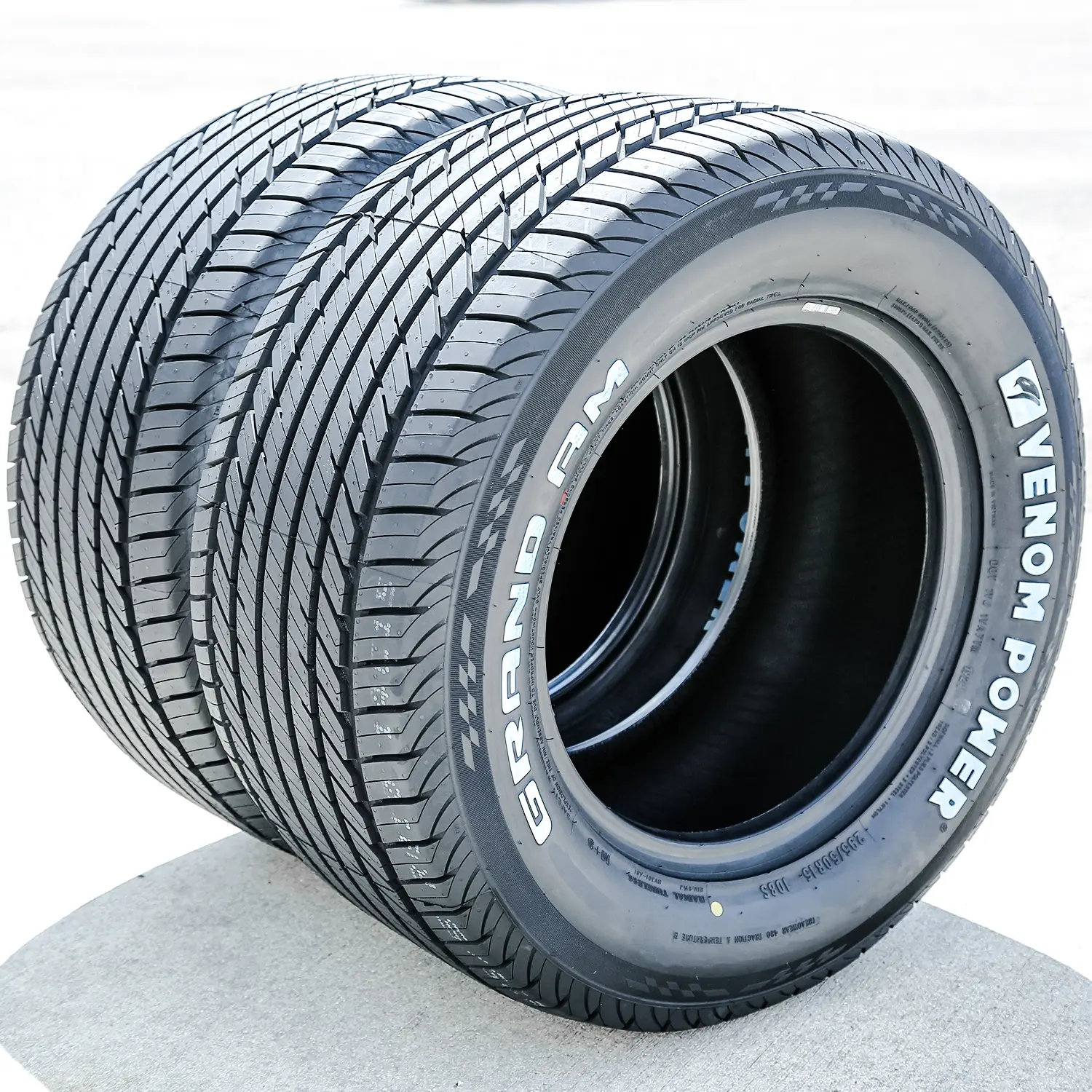 2 Tires Venom Power Grand AM 295/50R15 108S AS A/S All Season 2 Tires Venom Power Grand AM 295/50R15 108S AS A/S All Season