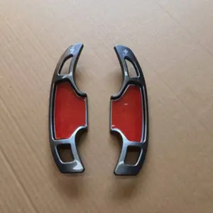 2 Pieces Set of Sports Steering Wheel Shift Paddles for Ford Mustang, Silver Color Finish, Upgrade Your Driving Experience