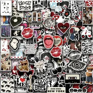 100pcs Y2K Downtown Series Stickers, Ideal for Scrapbooks, Diaries, Laptops, Water Bottles, Cars, Positive Message Gifts