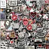 100 Pcs Y2K Downtown Stickers, Cool Aesthetic Sticker Packs, Decals for Journal, Laptop, Decor & Gifting, Stickers for Scrapbooking