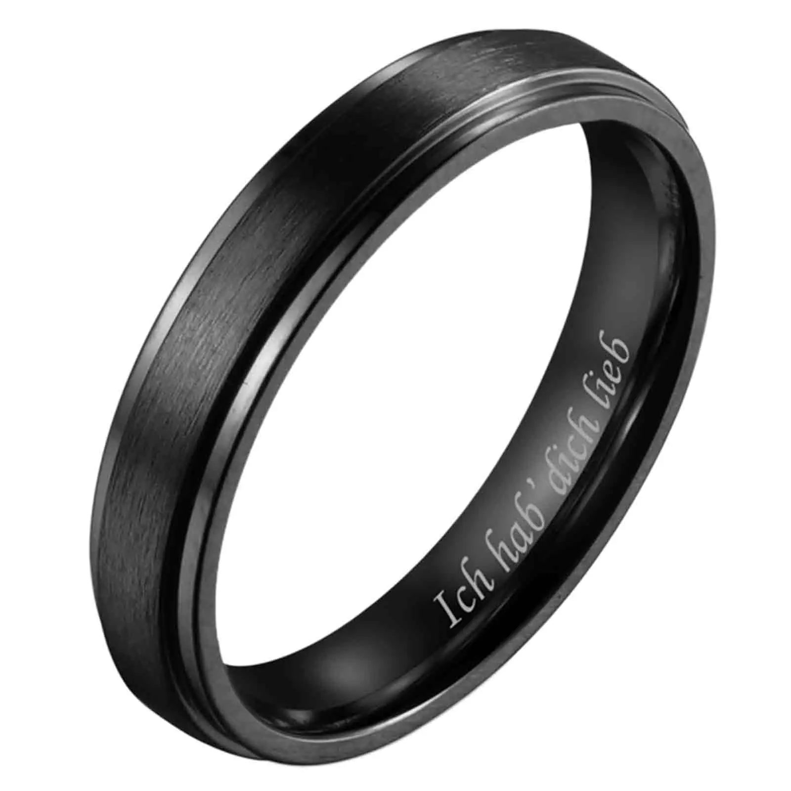 OIDEA Couples Titanium Wedding Ring Silver Polished Engravable Comfort Fit Engagement Anniversary Promise Band Multi-Width Birthday Gift