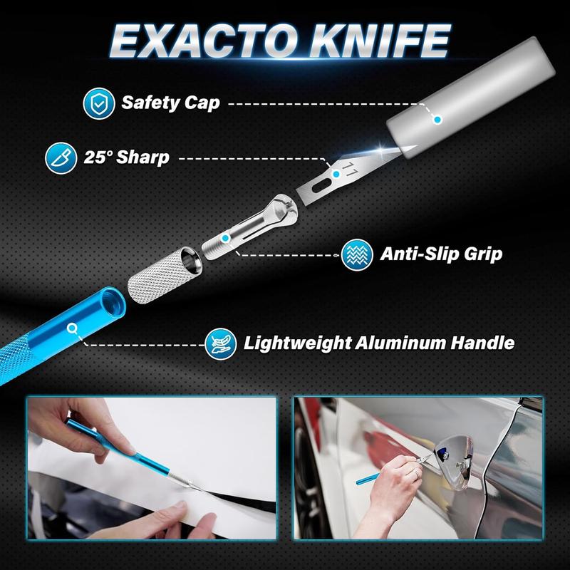 20-Piece Car Window Tinting Kit 🔧 | Vinyl Scrapers & Squeegees Set | Easy Install for Cars, Trucks & SUVs