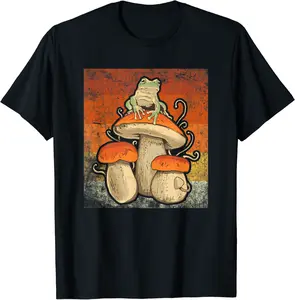 Goblincore Aesthetic Dark Academia Cottagecore Mushroom T-Shirt - Emilyschwe Shop 80B09WCD2ZCN