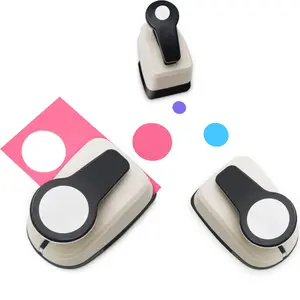 3pcs Round Paper Punch, Round Paper Cutter, Hole Maker, DIY for Scrapbooking Craft, Smooth Hole Puncher