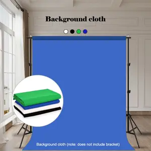 2-3m/78.74-118.11 inch portable cutout background cloth for photography and live streaming, suitable for home videos, meetings, and live streaming - multiple colors to choose from, ironable, washable, foldable
