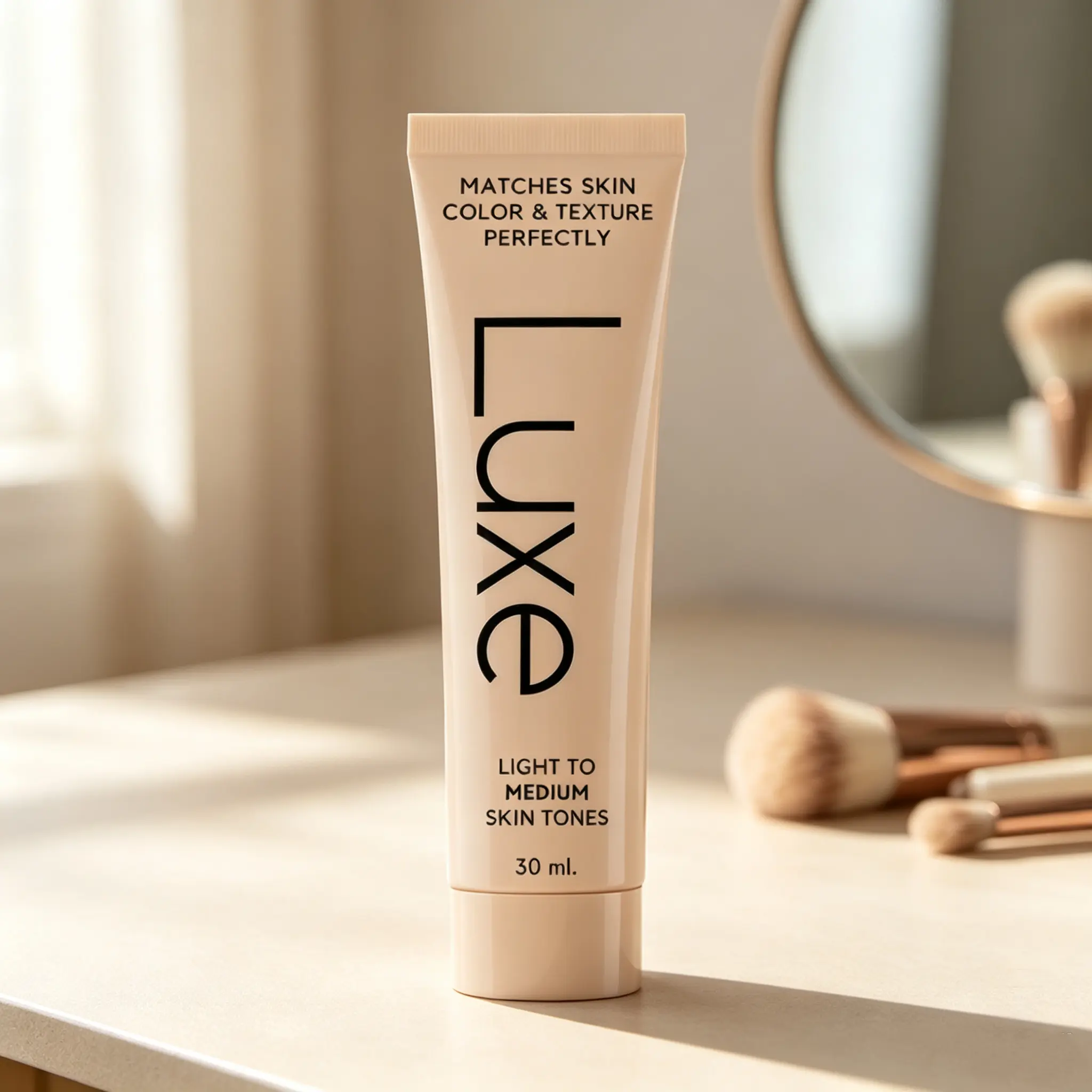 Luxury women's color changing foundation make-up | adaptive skin color matching foundation make-up | natural dew makeup can create a concealer effect | lightweight, 12 hour wear | light to medium, medium to deep colors, perfect color matching