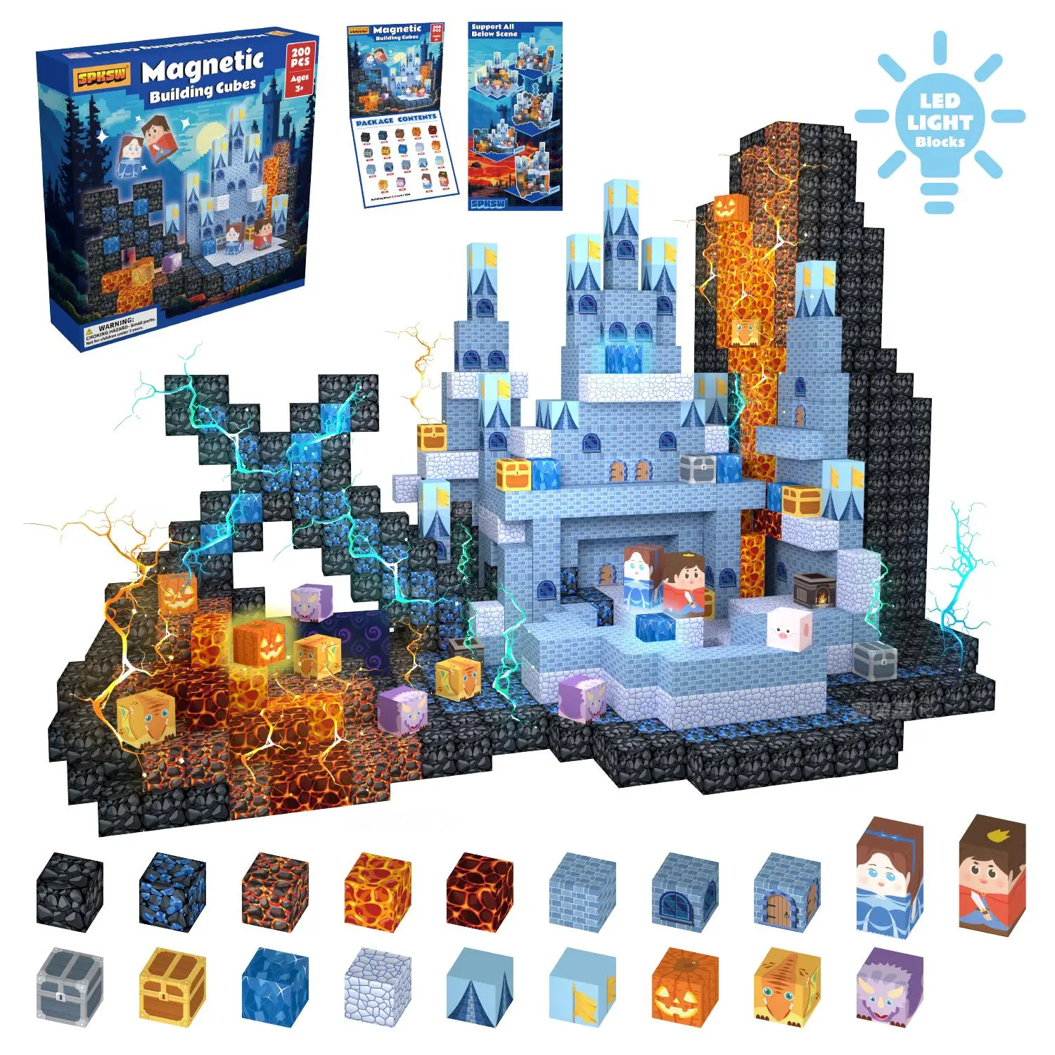 minecraft magnetic blocks coodoo - TikTok Shop