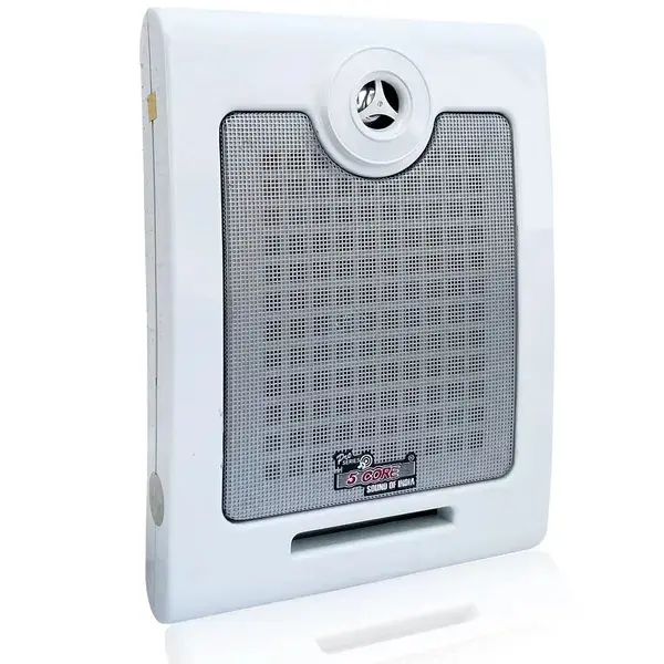 5 Core Outdoor Wall Mount Speakers, 500W Peak Waterproof Wired Stereo Speakers, Passive Patio Speakers For Home, Garage, Garden And Outdoor Audio System
