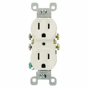 White 15 Amp 125 V Duplex Outlet/Receptacle 5320-WMP 10-Pack White 15 Amp 125 V Duplex Outlet/Receptacle 5320-WMP 10-Pack