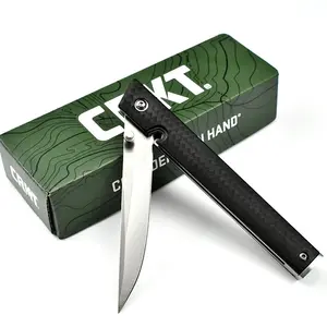 1PC stainless steel high-quality folding knife, sharp blade, carbon fiber handle, suitable for daily use and carrying, outdoor exploration, camping tool, a great gift, first choice for giving, a gift for men and fathers, Christmas gift