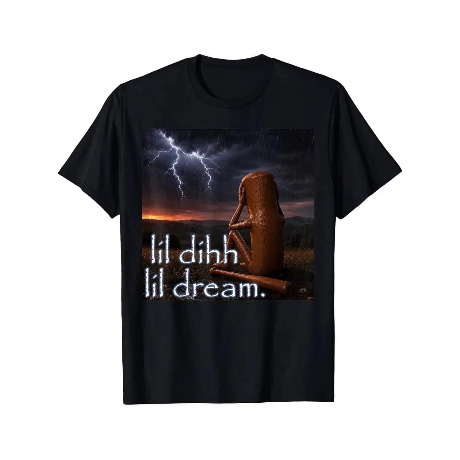 100% Cotton Tung Tung Sahur Lil dih Lil Dream Funny Brainrot Meme T-Shirt Unisex Clothing Streetwear 100% Cotton Tung Tung Sahur Lil dih Lil Dream Funny Brainrot Meme T-Shirt Unisex Clothing Streetwear