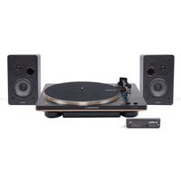 +Bluetooth Bronze Turntable / Black Speakers