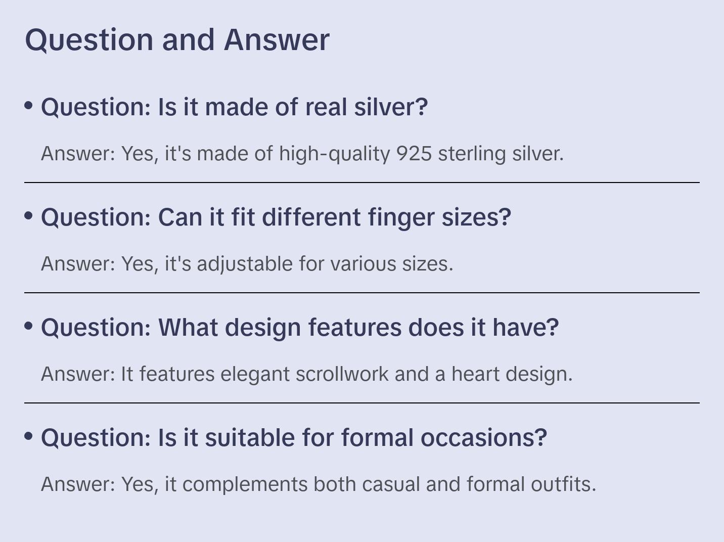 Elegant 925 Sterling Silver Heart Ring with Exquisite Scrollwork - Limited Edition