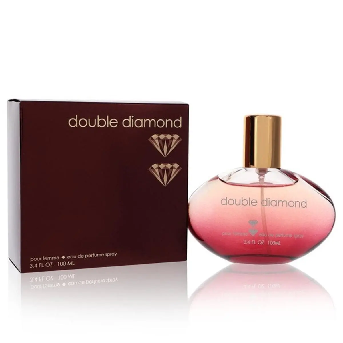 YZY Double Diamond Eau de Parfum Spray - Women's YZY Perfume, 3.4 fl oz, Seductive Luxurious Scent with Spicy Citrus, Vanilla Patchouli, Lavender, Oriental & Wood Notes, Vanilla Patchouli Fragrance