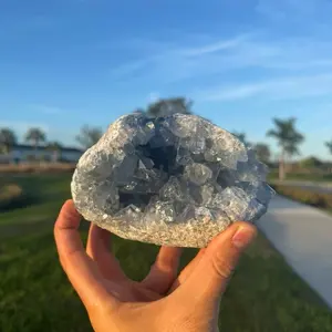 AAA Celestite Geode from Madagascar