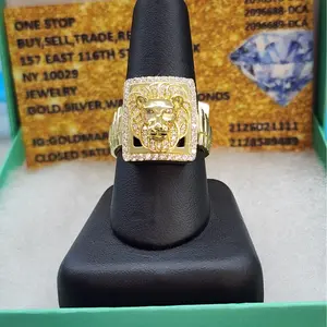 Sterling Silver 925 Lion Ring – King of the Jungle Statement Jewelry