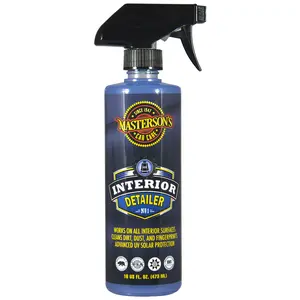 MASTERSON'S CAR CARE -  INTERIOR DETAILER (16 oz) - MCC_118_16 - Works On Dashboards, Screens, Navigation, Doors Panels, Cup Holders - Solar Protection Formula