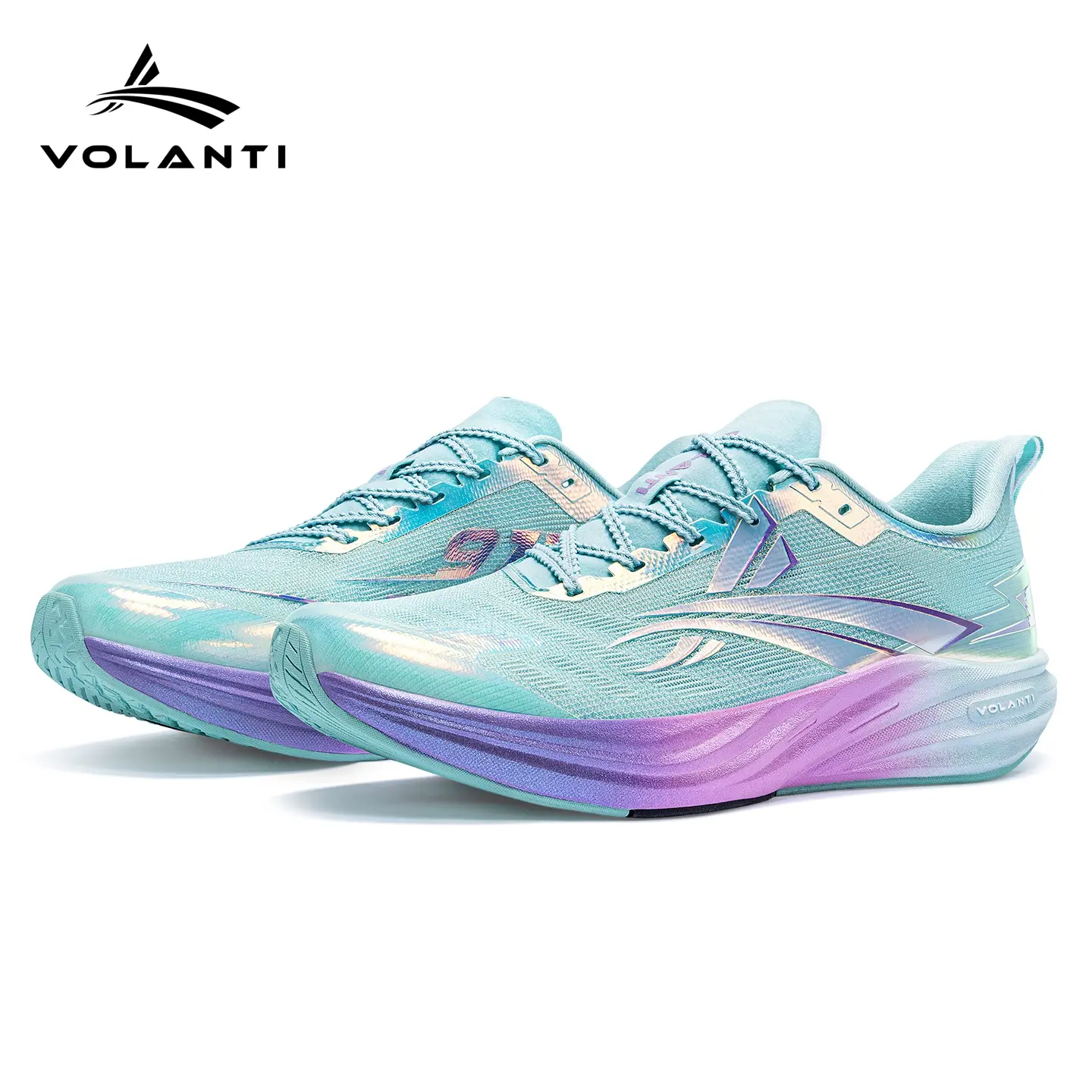 Volanti Dream Lightning Max | Electroplated Carbon Plate Running Shoes Full Carbon Plate Technology Non Slip Wear Resistant High Elastic Cushioning Breathable Comfort Lightweight Speed Boost Mens Womens Sports Sneakers for Training Running Commute