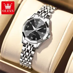 OLEVS brand watch ladies flagship genuine all-match elegant high-grade luxury luminous waterproof fully automatic mechanical watch 9982