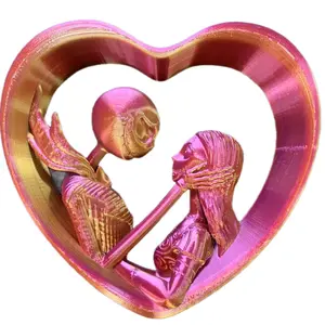 Nightmare before Christmas Jack and Sally heart Decoration Colorful Durable