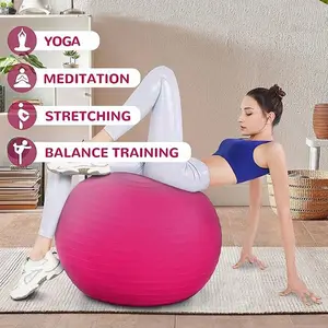 Pregnancy Ball with Air Pump - Ideal for Prenatal Yoga, Pilates, and Maternity Exercises, Doubles as Office Chair, Stability and Balance Training, Physical Therapy Equipment