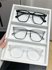 Simple Style Anti-blue Light Eyeglasses, Trendy Cat Eye Frame Eyeglasses for Women & Men, Fashion Eyeglasses for Work, Daily Clothing Decor, for Student Daily Use, Fashionable Frames Glasses