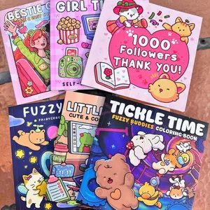 Adult Coloring Book Set, Doodle Books, 3-6 Pieces Stress Relief Creative Fun, Multiple Themes & Patterns, Relaxing Space Design for Adults & Kids