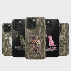 Local Boy Dogg Camo Phone Case  Southern Hunting Dog Camouflage Designer iPhone Cover  Rugged Outdoor Gift for Him