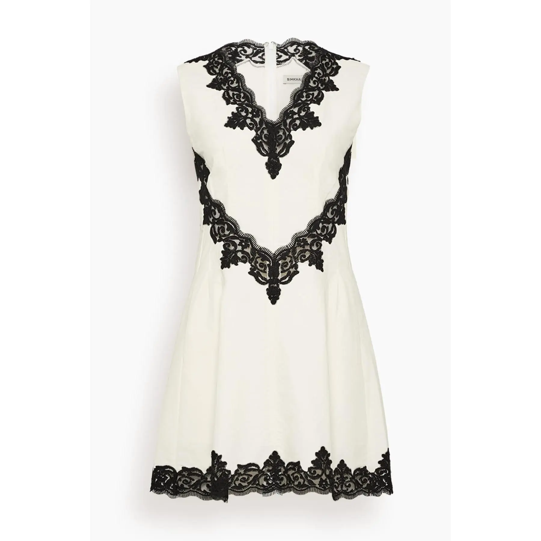 Minna Mini Dress in Ivory/Multi
