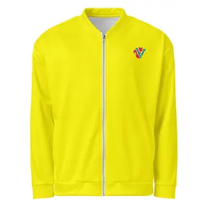 ViNTELNY Bomber Jacket – Women's Bold Print, Fleece-Lined