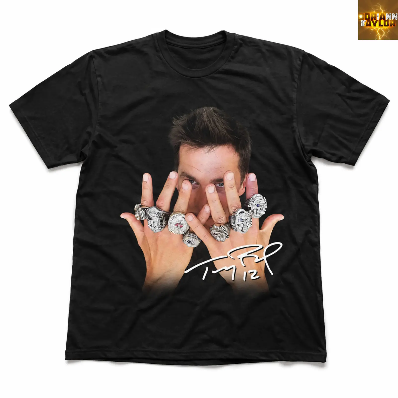 Tom Brady 7 Rings Football Adults and Youth T-Shirt, kids graphic tees, Tampa Bay Football merch, summer tee, men's stuff, youth graphic tees, mens clothing, youth boys clothing, youth clothing, gift for fan, streetwear