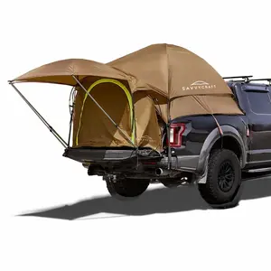 SavvyCraft® Pickup Truck Bed Tent - Premium PU3000mm Waterproof Flame-Retardant 150D Polyester Oxford with Quick Set-Up & Spacious Comfort for Outdoor Adventures