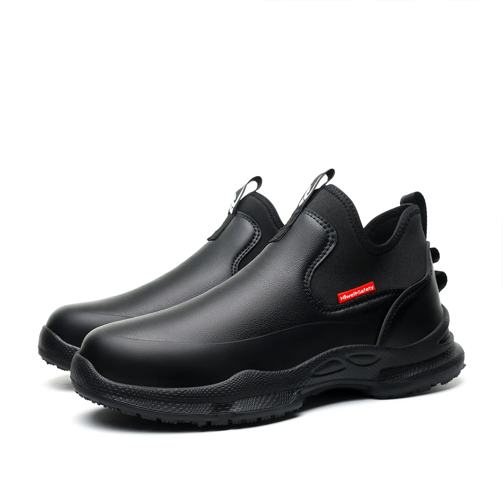 JuBang HIWELL working shoes Chef shoes waterproof comfortable anti slip nurs shoes for men Food Service Chef Kitchen Non Slip Work Shoes Slip On Water Resistant  SF926