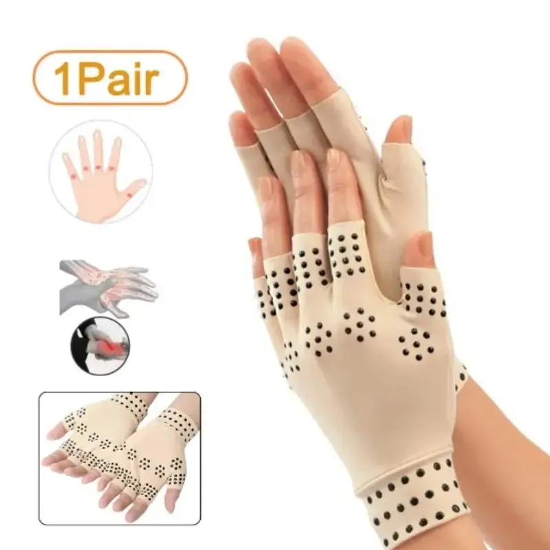 Magnetic Gloves for Arthritis Relief, Rheumatoid Conditions, Anti-Edema Swelling Reduction Compression for Rheumatoid Hand Pain, Health Support Gloves for Joint Comfort, Hand MobilityGift.