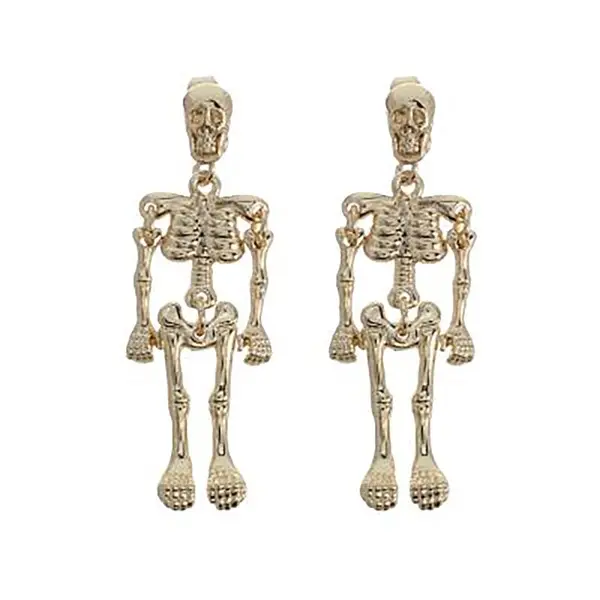 Dangle Skeleton Earrings
