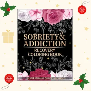 Sobriety and Addiction Recovery Coloring Book: Clean and Sober Inspirational Quotes Color Pages for Stress Relief and Relaxation | Recovery Gift for Birthday and Christmas