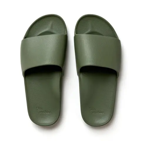 ARCHIES Olive Arch Support Slides Open Toed Slippers Anti Slip Slippers