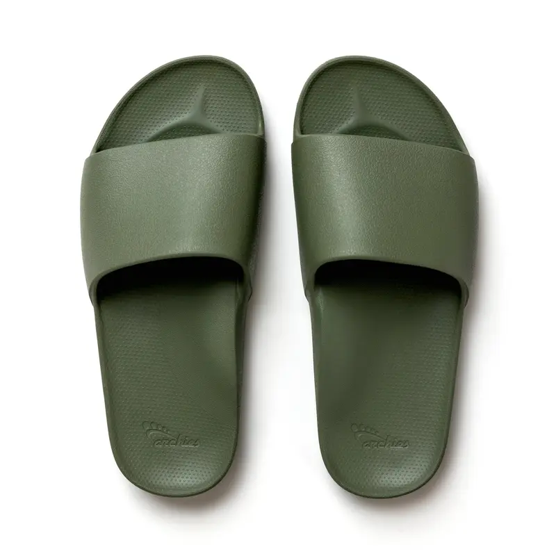 ARCHIES Olive Arch Support Slides Open Toed Slippers Anti Slip Slippers