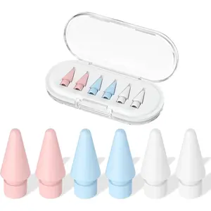Colorful Original Apple Pencil Tip Replacement, Compatible with First & Second Generation Ipda, Universal Propencil Pen Nib