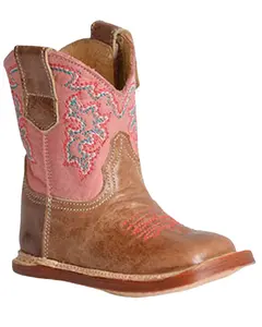 Infant-Girls' Cowbabies Parker Western Boot Broad Square Toe - 09-016-7912-8248 Ta