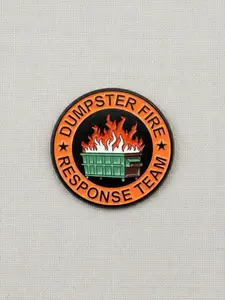 Cute Dustbin Quote Pins & Brooches, Unisex Accessories for Bags and Clothes, Perfect Gift Idea for Friends, Casual Style All Seasons, Flower Brooch Pin