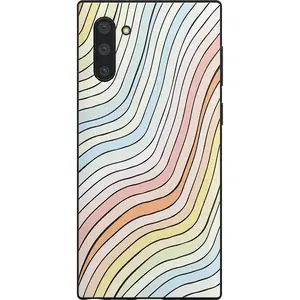 Ride The Wave | Pastel Rainbow Lined Samsung Case