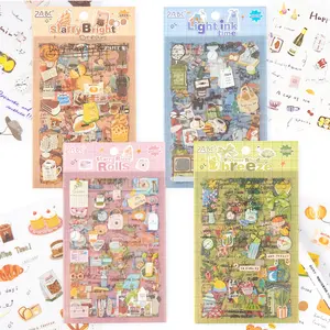 680 Pcs Aesthetic Planner Stickers - 24 Sheets Hand-Drawn Journal Stickers for Bullet Journal, Scrapbooking, Notebook, Water Bottle | Cute Waterproof Stickers